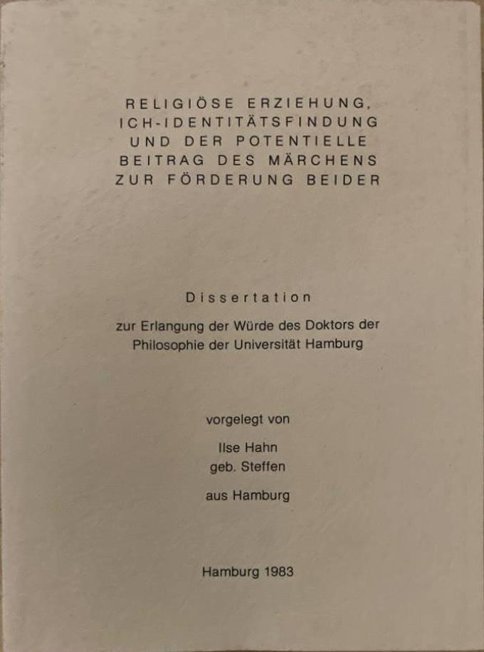 Religiöse Erziehung, Ich-Identitätsfindung und der potentielle Beitrag des Märchens zur Förderung beider