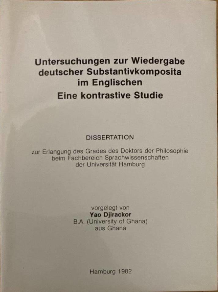 Untersuchungen zur Wiedergabe deutscher Substantivkomposita im Englischen. Eine kontrastive Studie