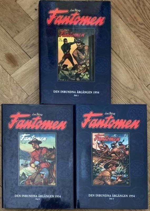 Fantomen. Den inbundna årgången 1954. Del 1-3