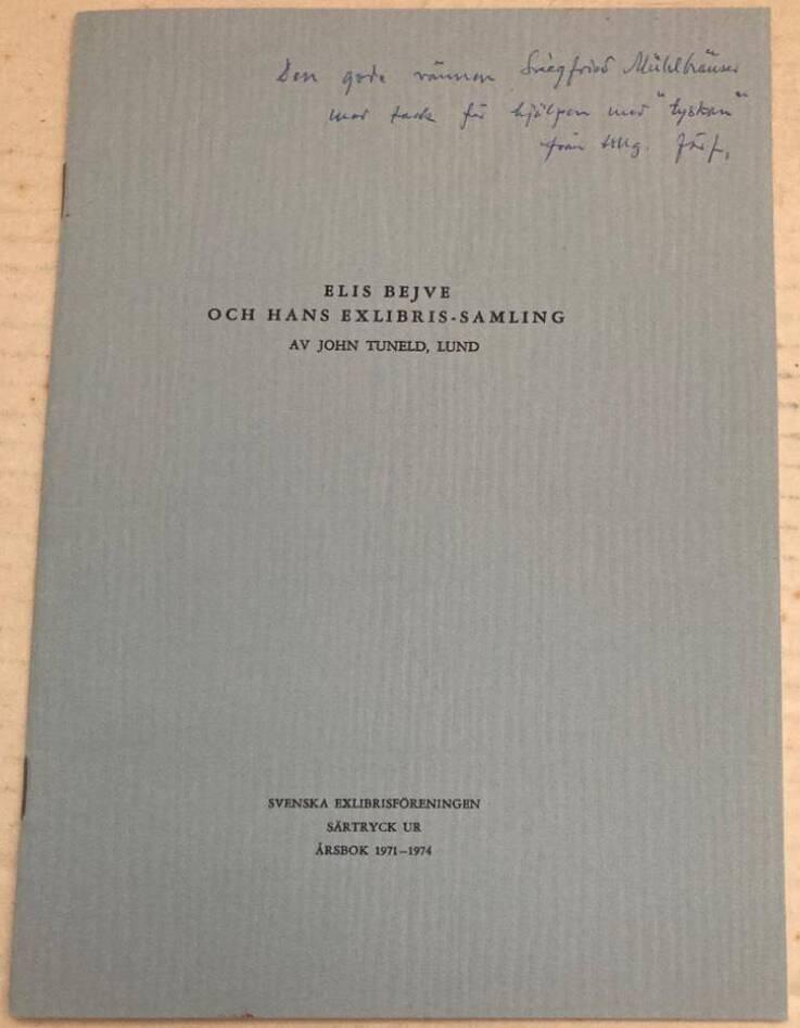 Elis Bejve och hans exlibris-samling