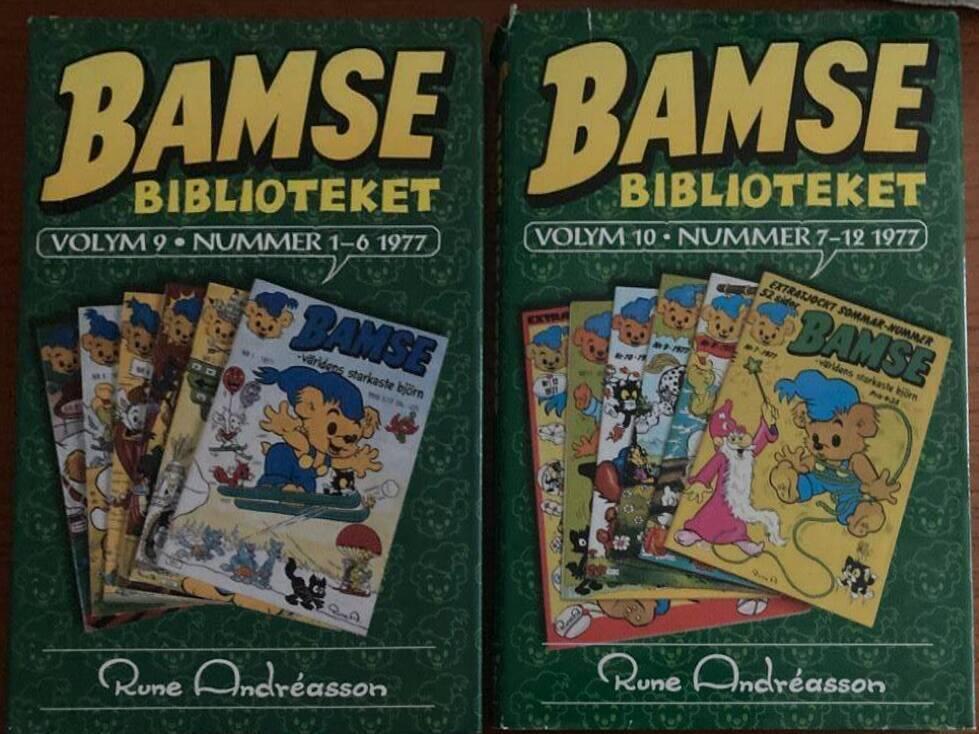 Bamsebiblioteket. Volym 9-10. Nummer 1-12 1977