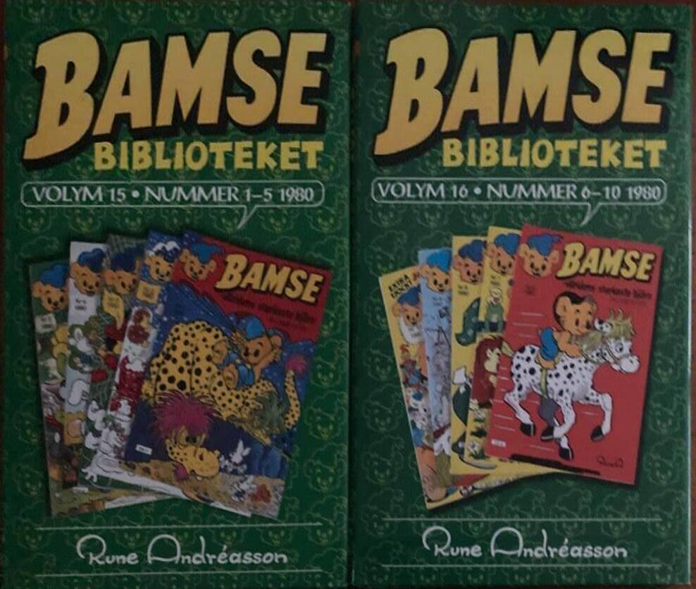 Bamsebiblioteket. Volym 15-16. Nummer 1-10 1980