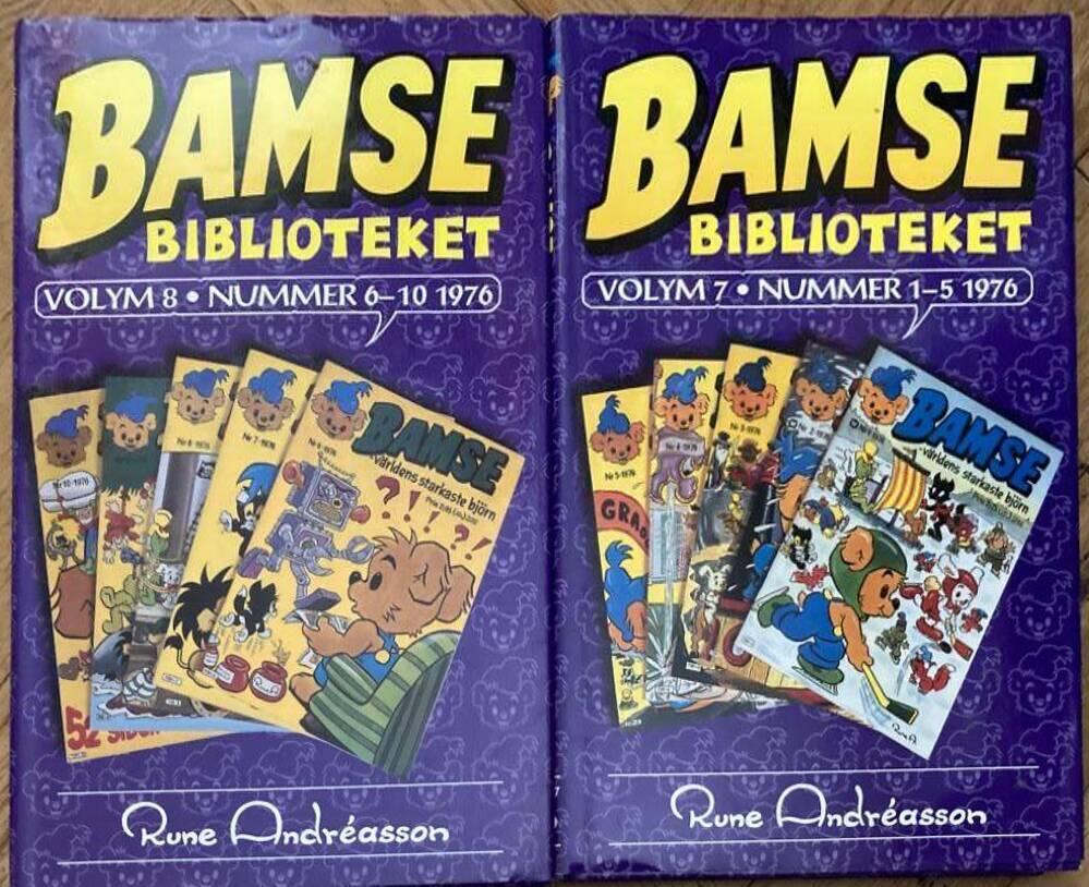 Bamsebiblioteket. Volym 7-8. Nummer 1-12 1976