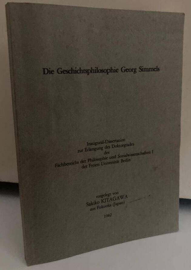 Die Geschichtsphilosophie Georg Simmels