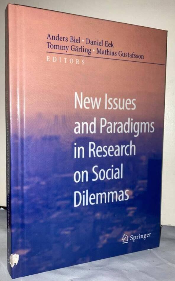 New issues and paradigms in research on social dilemmas