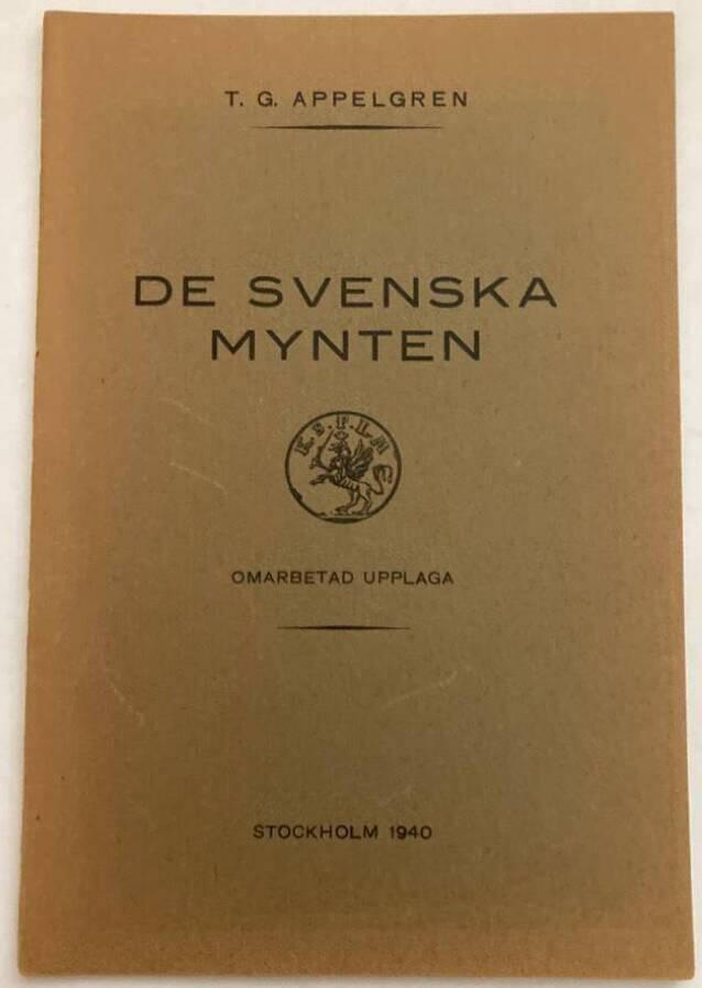 De svenska mynten. Omarbetad upplaga front-cover