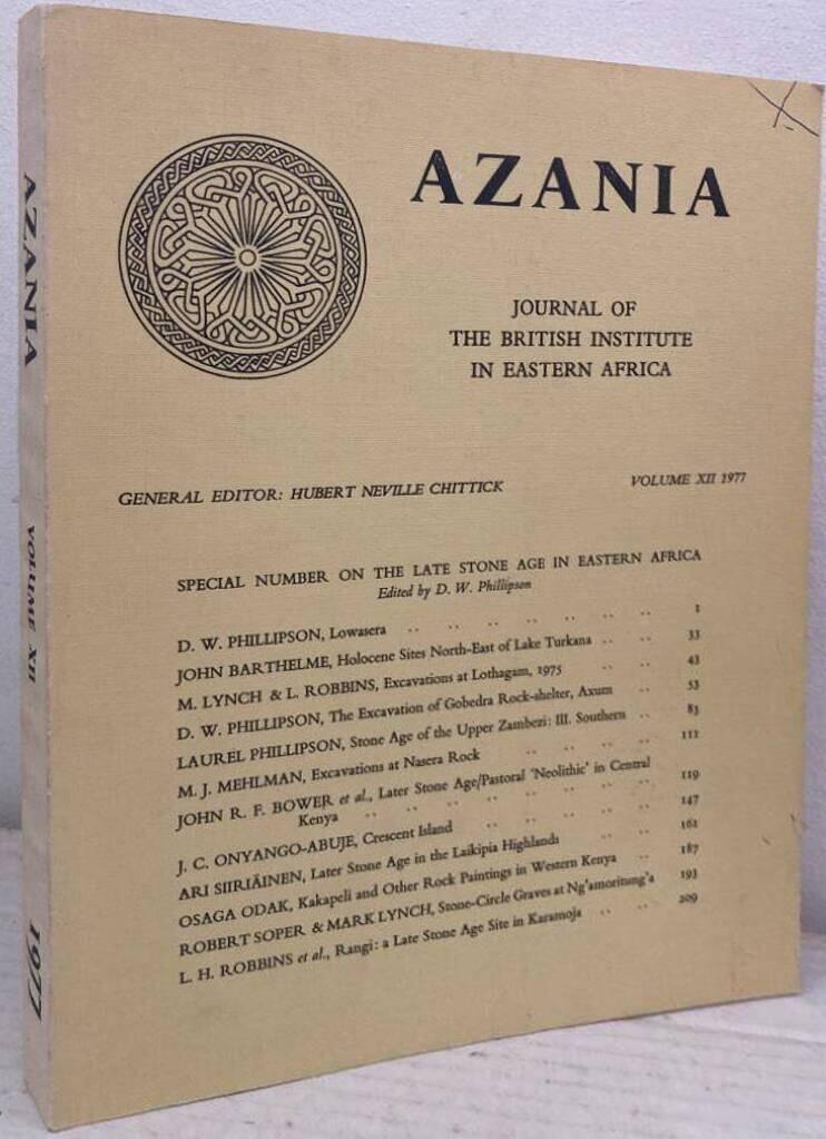 Azania. Journal of The British Institute in East Africa. Volume XII. 1977