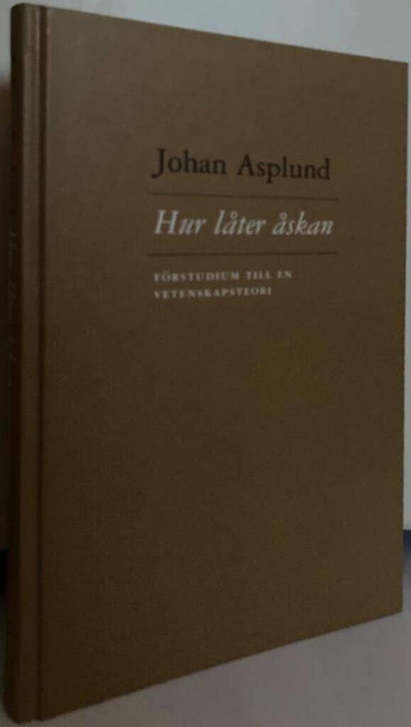 Hur låter åskan. Förstudium till en vetenskapsteori