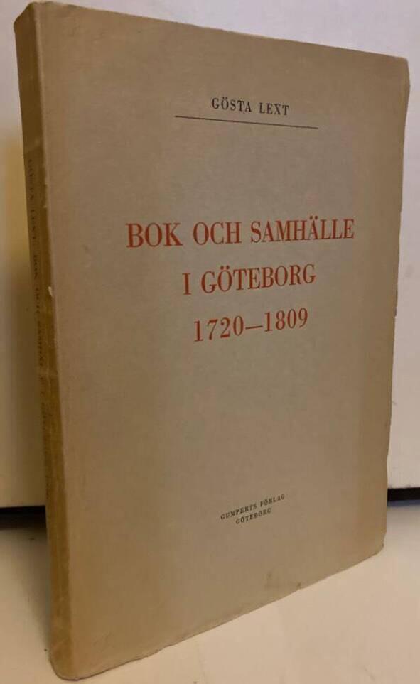 Bok och samhälle i Göteborg 1720-1809