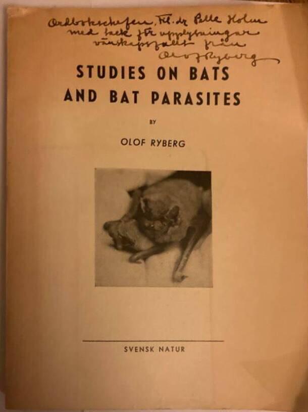 Studies on Bats and Bat Parasites. Especially with regard to Sweden and other neighbouring countries of the North. I