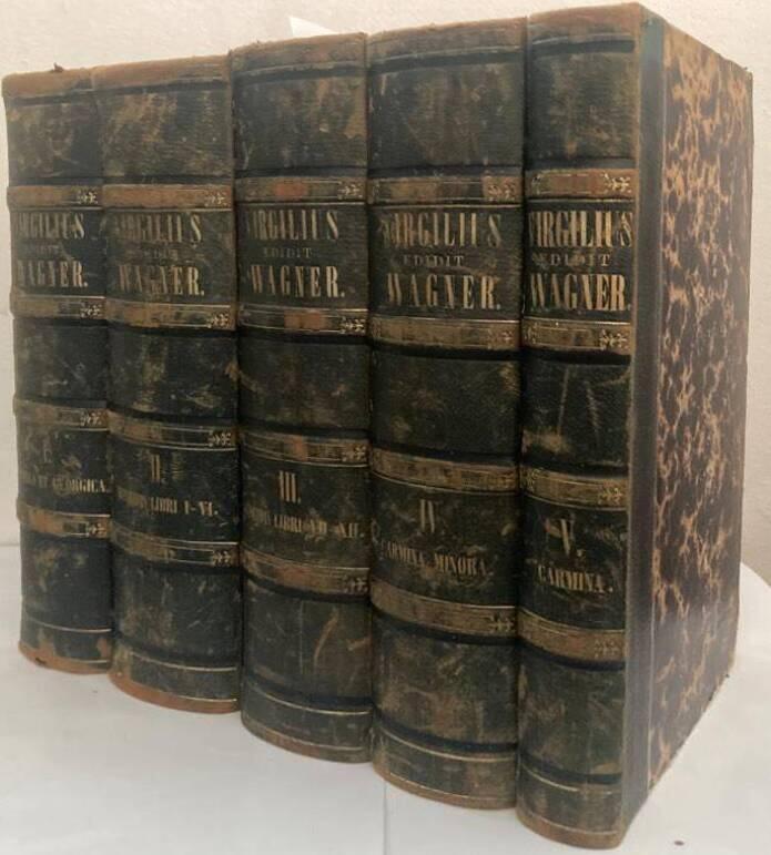 Publius Virgilius Maro varietate lectionis et perpetua adnotatione illustratus a Christ. Gottl. Heyne. Editio quarta, curavit Ge. Phil. Eberard. Wagner. I-V