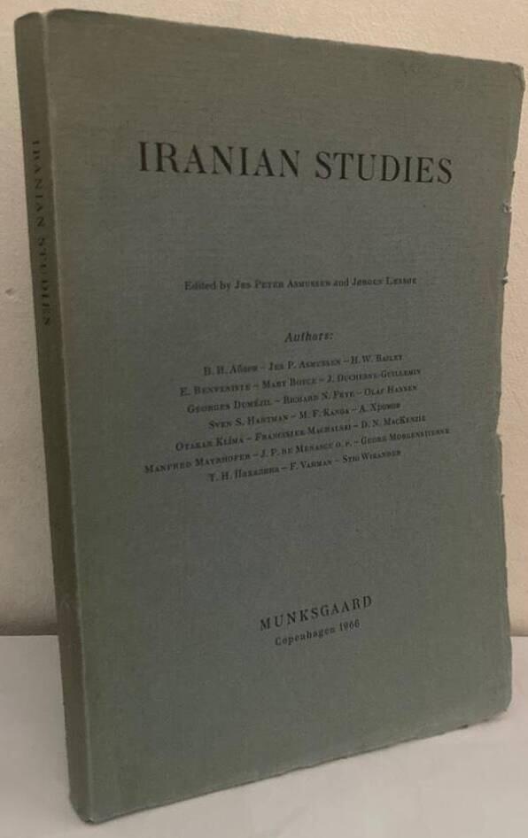 Iranian Studies. Presented to Kaj Barr on his Seventieth Birthday June 26, 1966