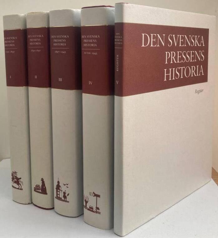 Den svenska pressens historia I-V