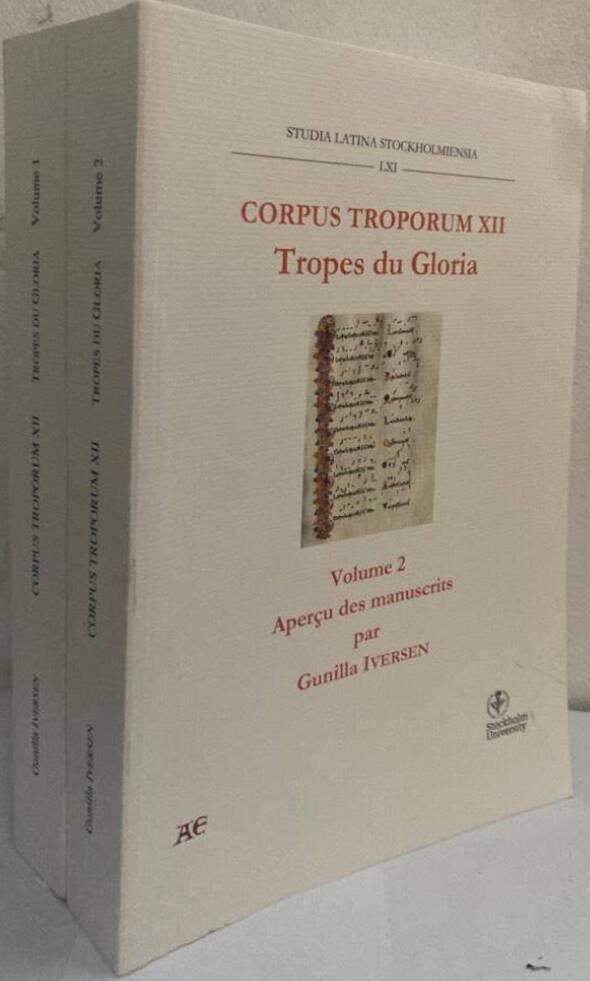 Corpus troporum XII. Tropes du Gloria. Volume 1-2