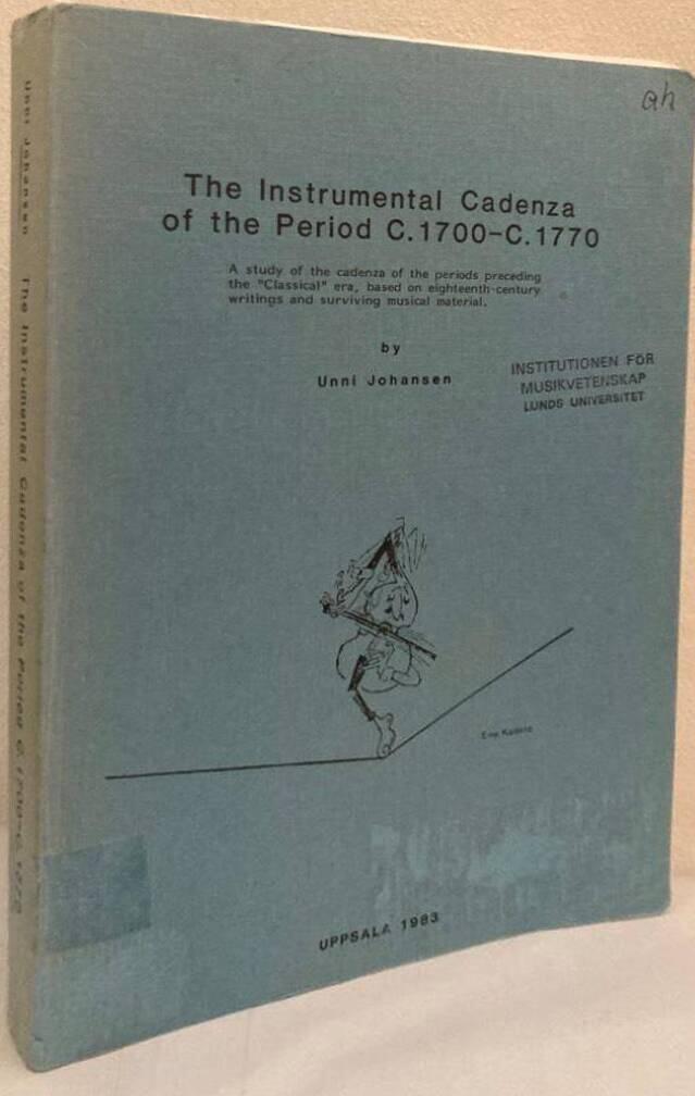 The instrumental cadenza of the period c. 1700-c.1770.