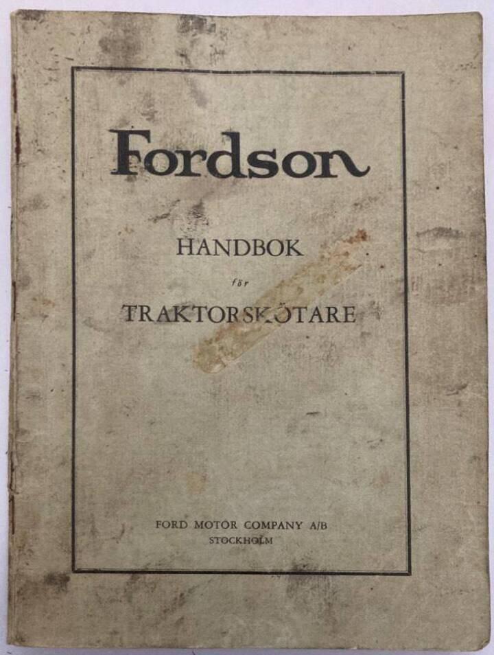 Fordson. Handbok för traktorskötare