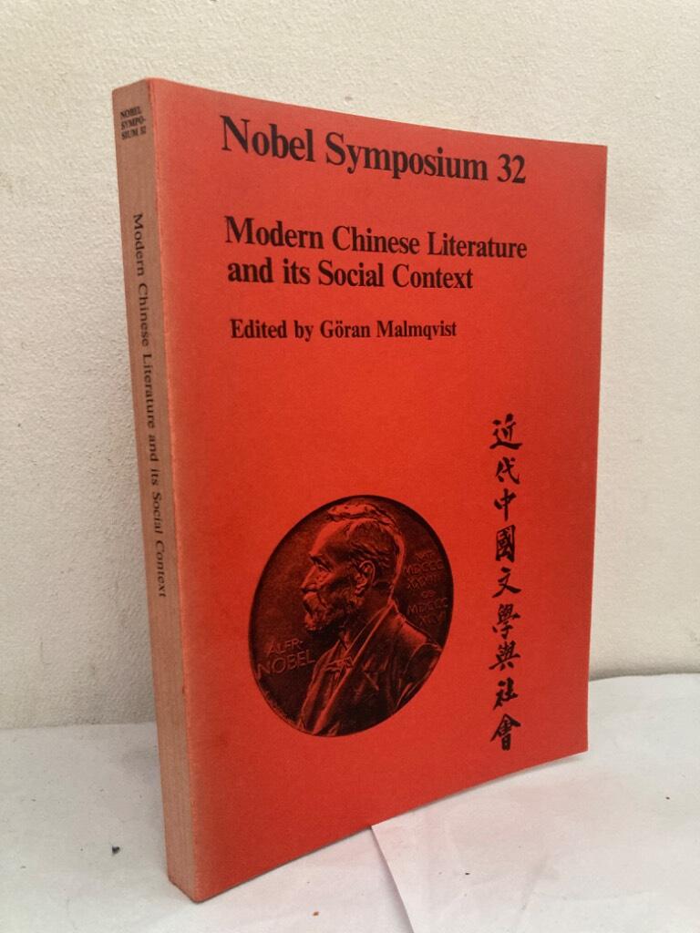 Modern Chinese Literature and its Social Context