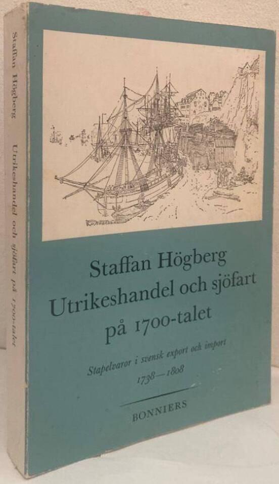 Utrikeshandel och sjöfart på 1700-talet. Stapelvaror i svensk export och import 1738-1808