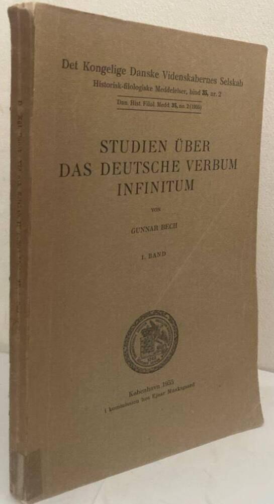 Studien über das deutsche verbum infinitum. I