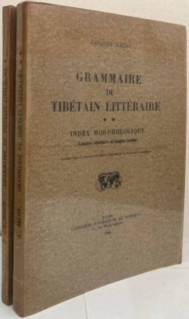 Grammaire du Tibetain littéraire I-II