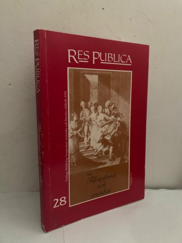 Res publica 28. Filosoferna och erotiken