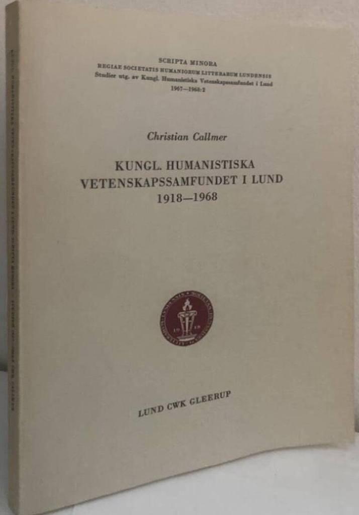 Kungl. Humanistiska Vetenskapssamfundet i Lund 1918-1968.