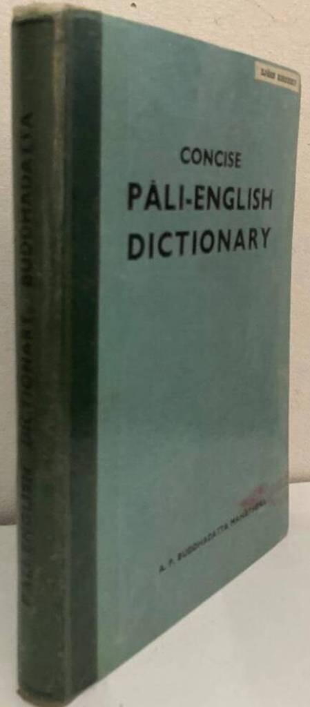 Concise Pali-English Dictionary