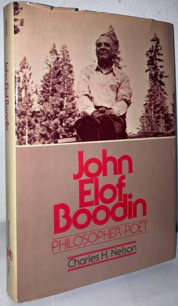 John Elof Boodin. Philosopher-Poet