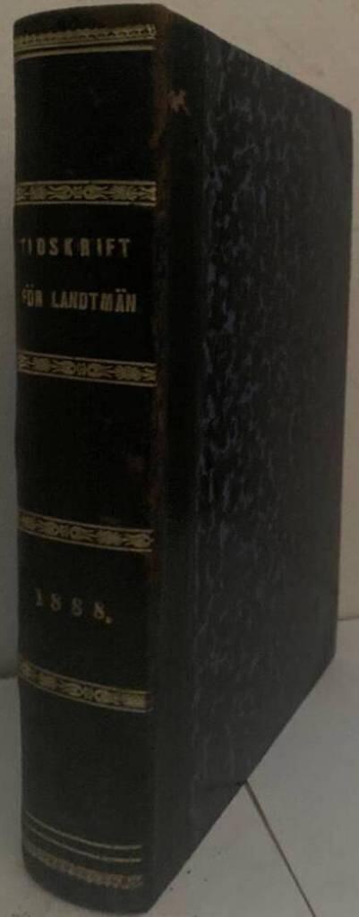 Tidskrift för landtmän. Årgången 1888