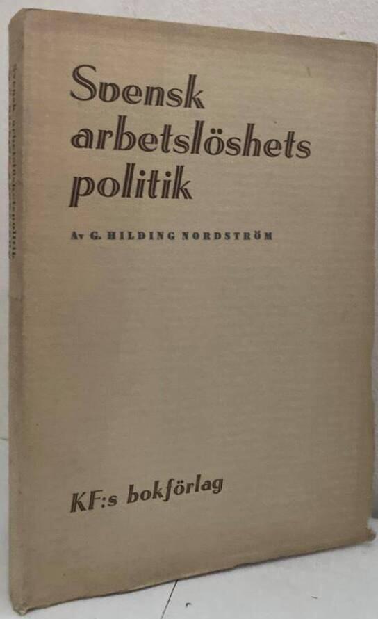 Svensk arbetslöshetspolitik