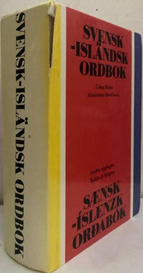 Svensk-isländsk ordbok. Sænsk-íslensk orðabók