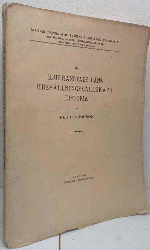 Kristianstads läns hushållningssällskaps historia