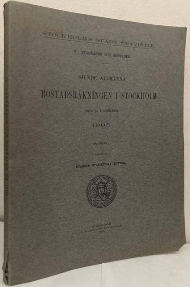 Sjunde allmänna bostadsräkningen i Stockholm den 31 december 1905