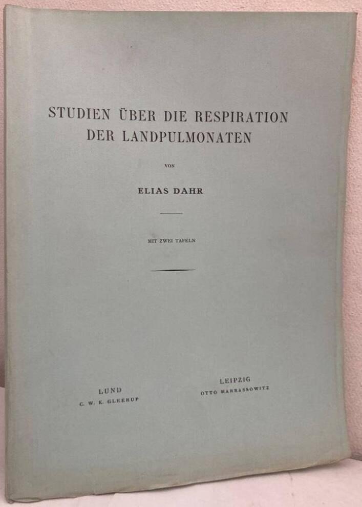 Studien über die Respiration der Landpulmonaten