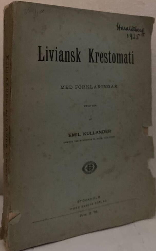 Liviansk krestomati med förklaringar