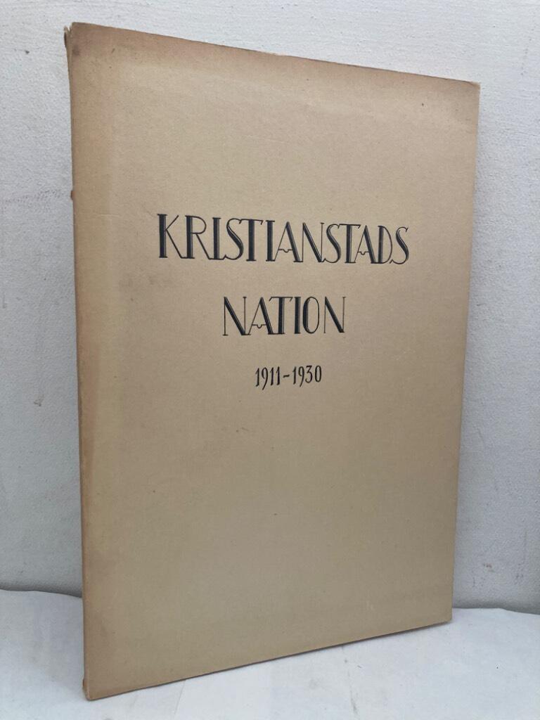 Kristianstads nation 1911-1930