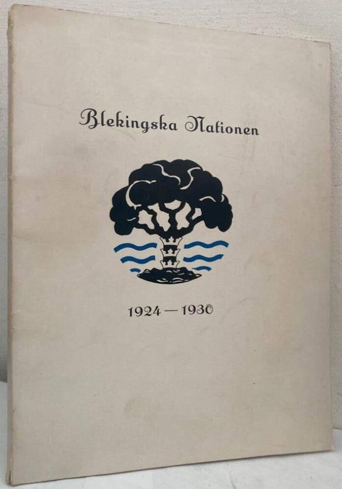 Blekingska nationen 1924-1930