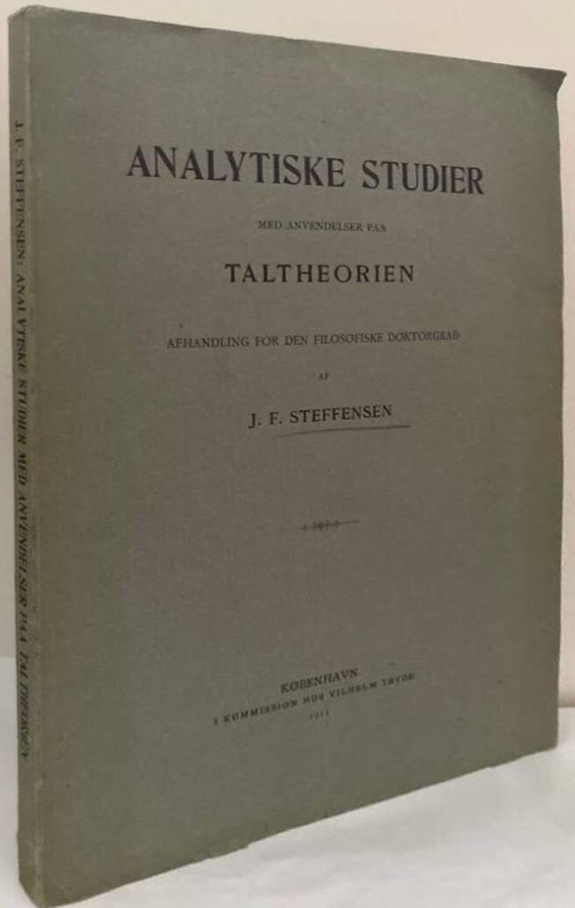 Analytiske studier med anvendelser paa taltheorien