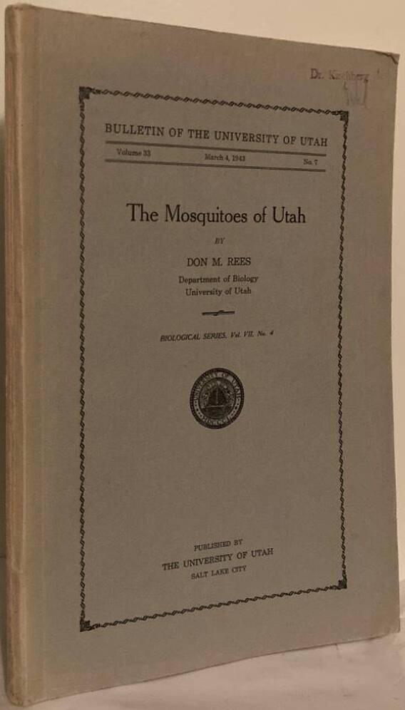 The Mosquitoes of Utah