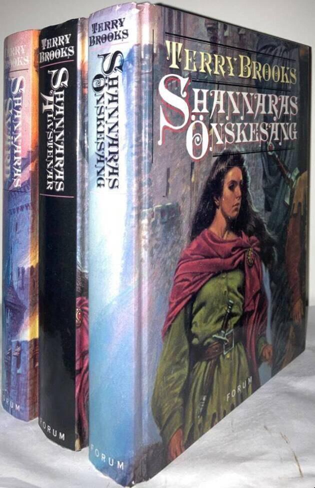 Shannara-trilogin: Shannaras svärd, Shannaras alvstenar, Shannaras önskesång