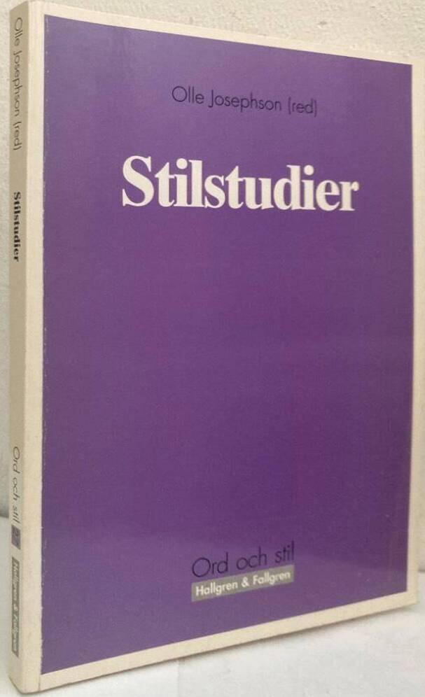 Stilstudier. Språkvetare skriver litterär stilistik