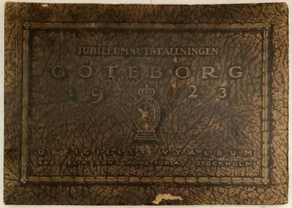 Jubileumsutställningen i Göteborg 1923. Officiella vyalbum. 35 vyer i koppargravyr