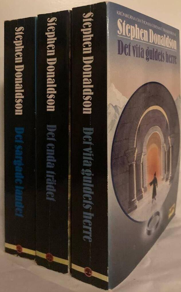 Den andra krönikan om Thomas Covenant, den klentrogne: Det sargade landet, Det enda trädet, Det vita guldets herre