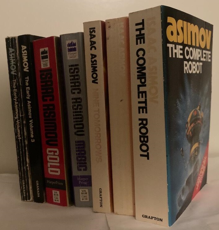 Sju novellsamlingar av Isaac Asimov