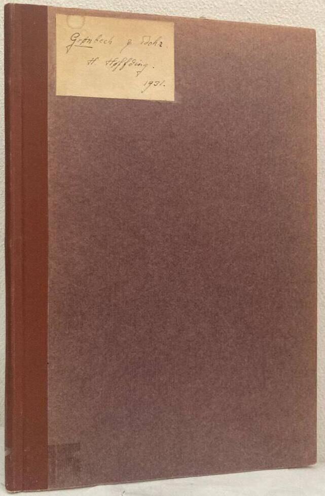 Harald Høffding. (11 Marts 1843-2. Juli 1931)