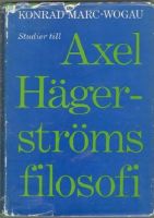 Studier till Axel Hägerströms filosofi 