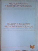 Philosophie des Geistes, Philosophie der Psychologie. Akten des 9. Internationalen Wittgenstein Symposiums, 19. bis 26. August 1984, Kirchberg am Wech
