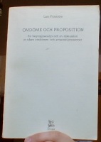 Omdöme och proposition. En begreppsanalys och en diskussion av några omdöm 