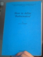 How to define 'Performative' 