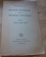 Sensus internus och sensus intimus. Studier i Andreas Rydelius filosofi 